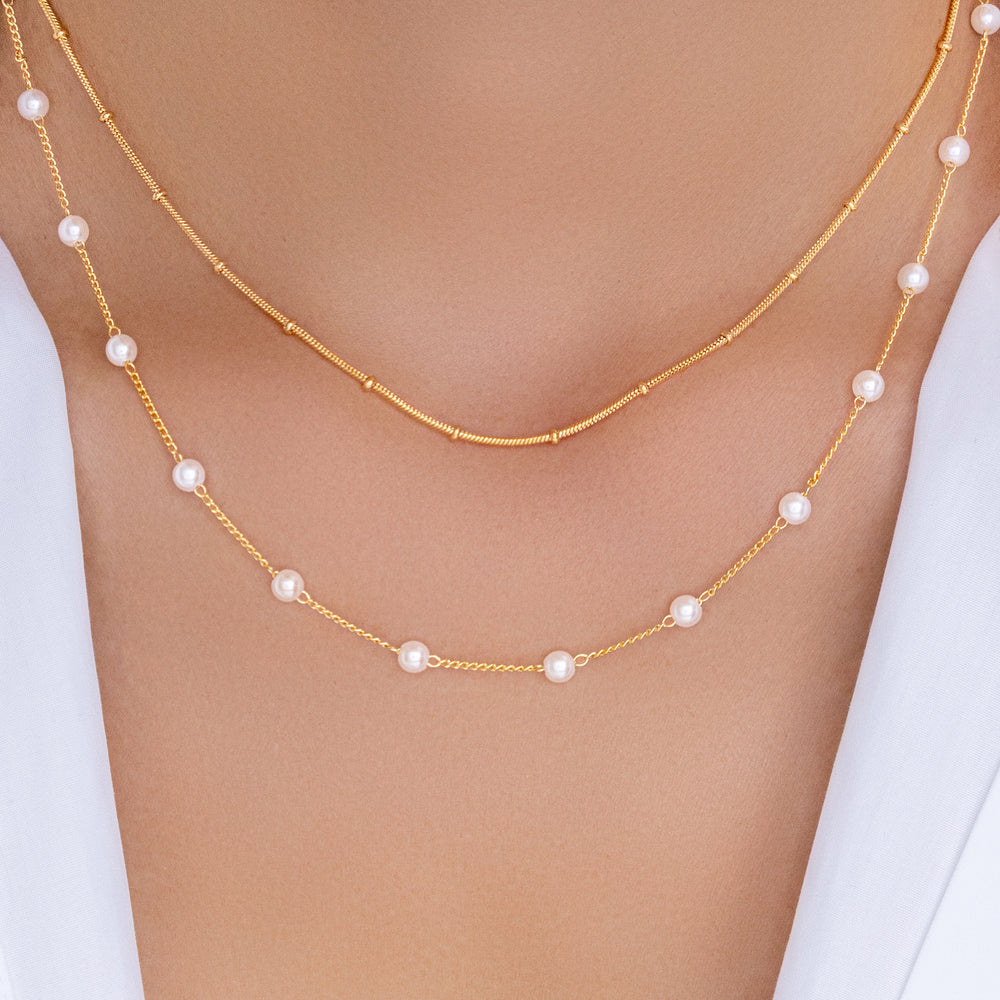 Crystal Adaline Heart Necklace (White) – Love Stylize