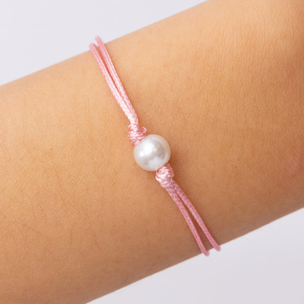 Basic Pearl Bracelet (Pink)
