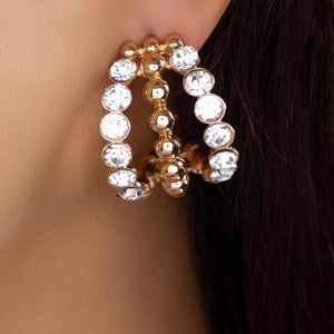 Crystal Beverly Hoops