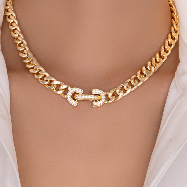 Crystal Link Necklace