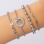 Silver Macie Bracelet Set
