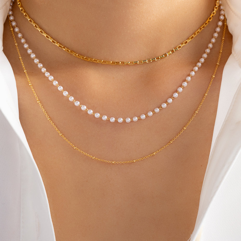 Raelyn Pearl Necklace Set