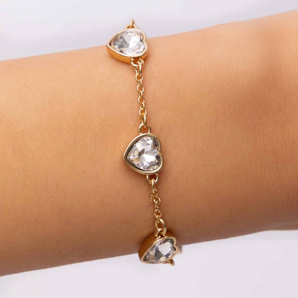 Crystal Millie Heart Bracelet