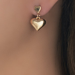 Mini Shiloh Heart Earrings