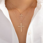 Garcia Double Cross Necklace Set
