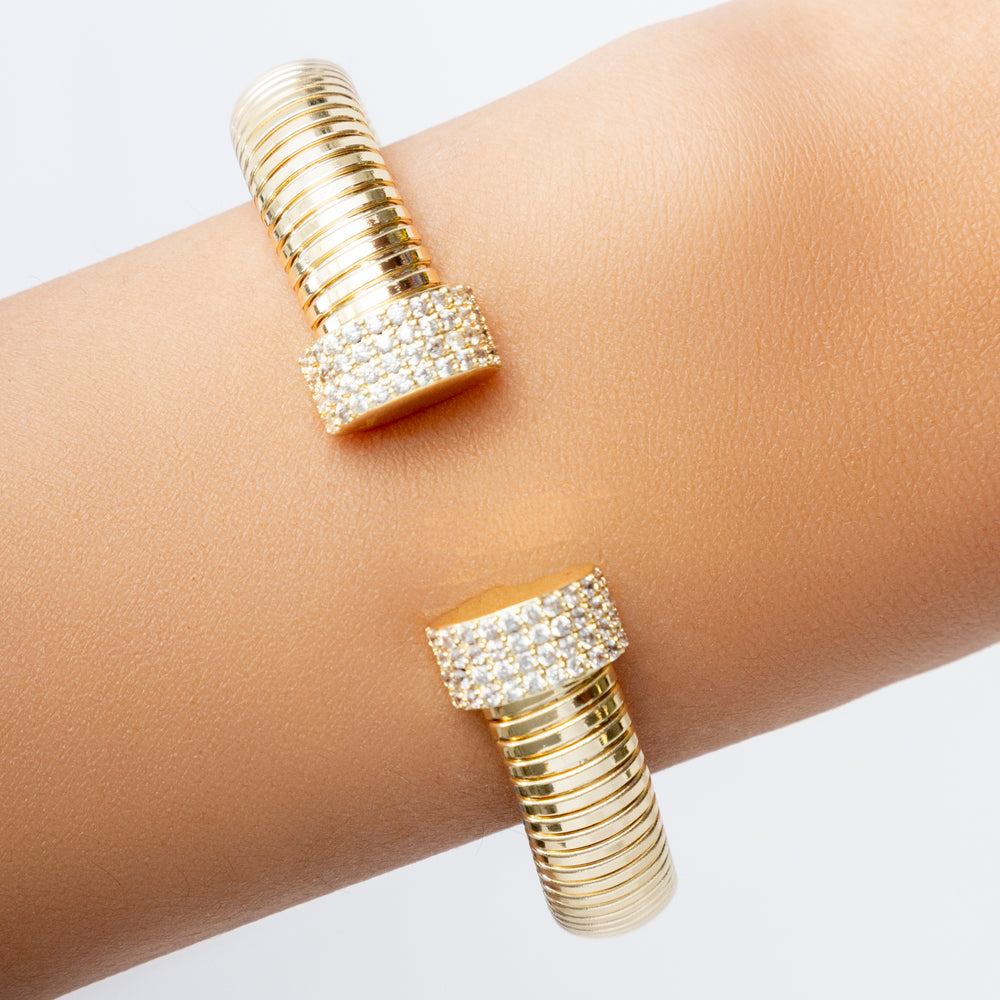 Nadia Crystal Cuff