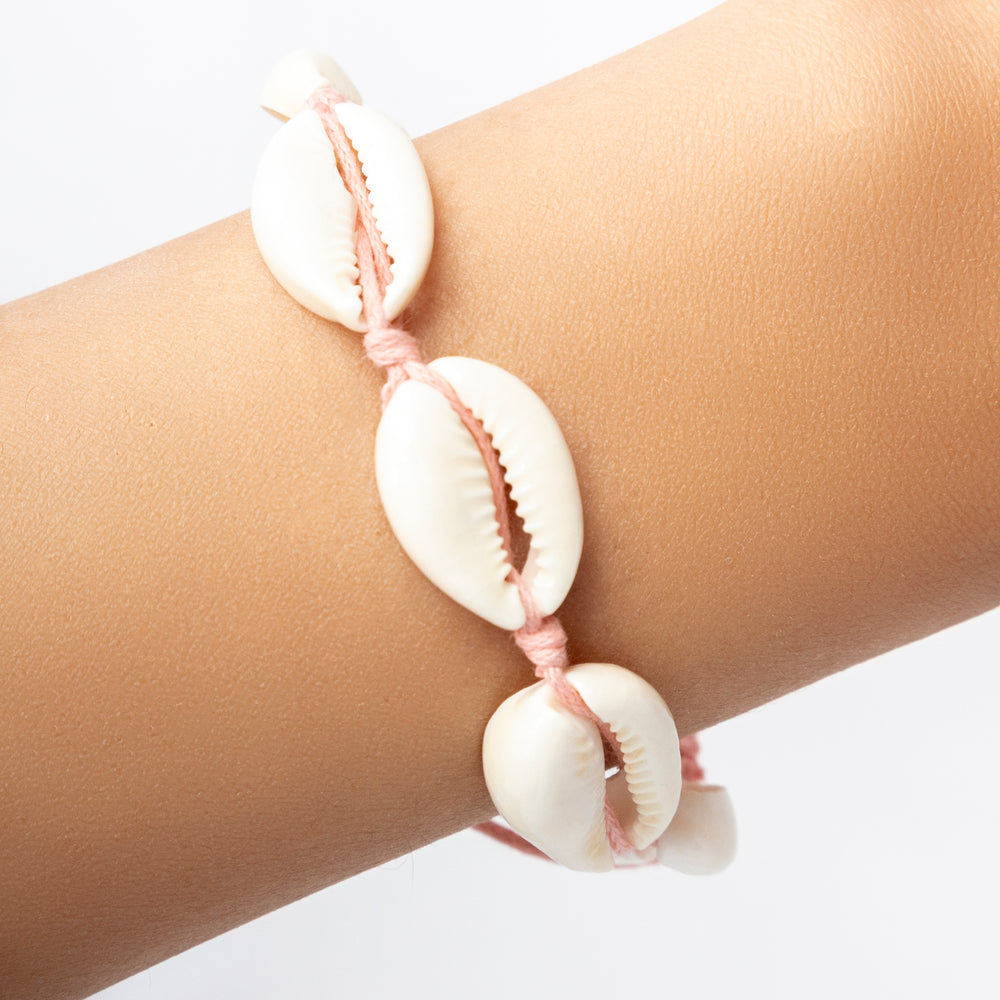 Bianca Shell Bracelet (Pink) Love Stylize Bianca Shell Bracelet (Pink) Love Stylize