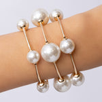 Bold Pearl Bracelet Set