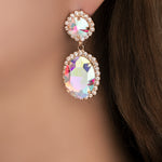 Crystal Petra Earrings (Iridescent)
