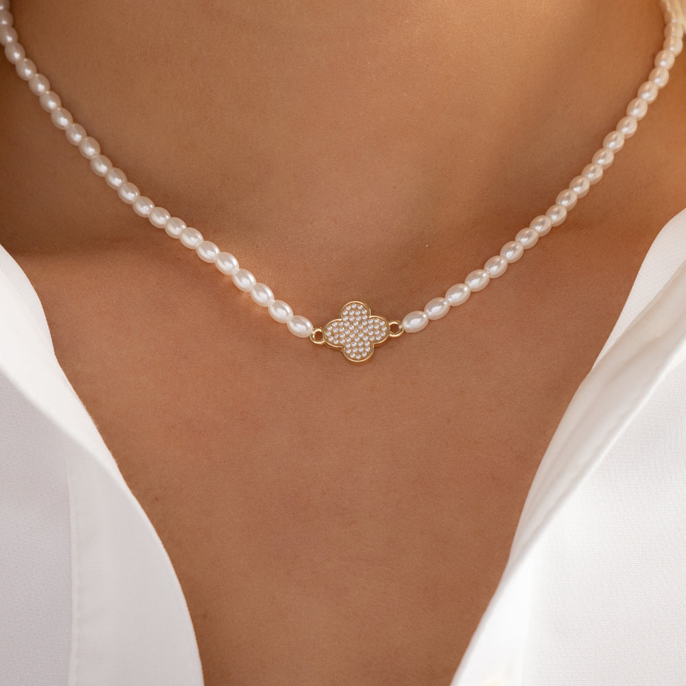 Classic Steffy Pearl Necklace