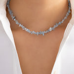 Stacey Necklace (Multi Blue)