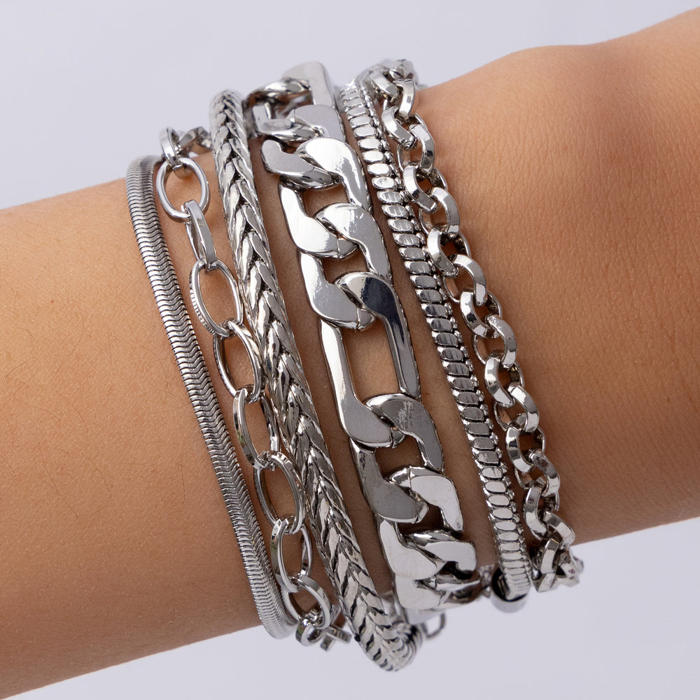 Leona Link Bracelet (Silver)