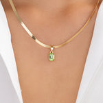 Small Dorothy Pendant Necklace (Green)