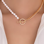 Pearl & Link Necklace