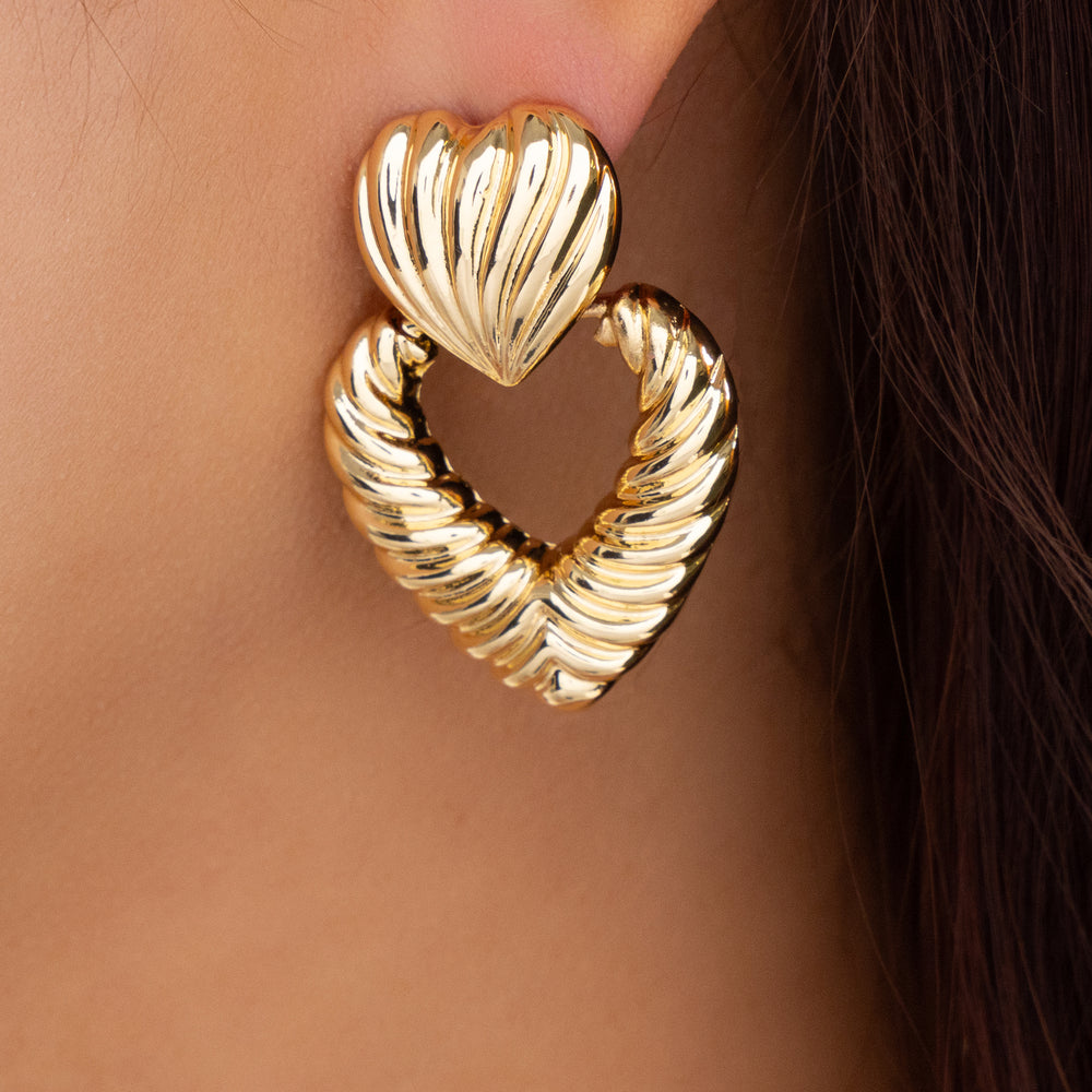 Jocelyn Heart Earrings