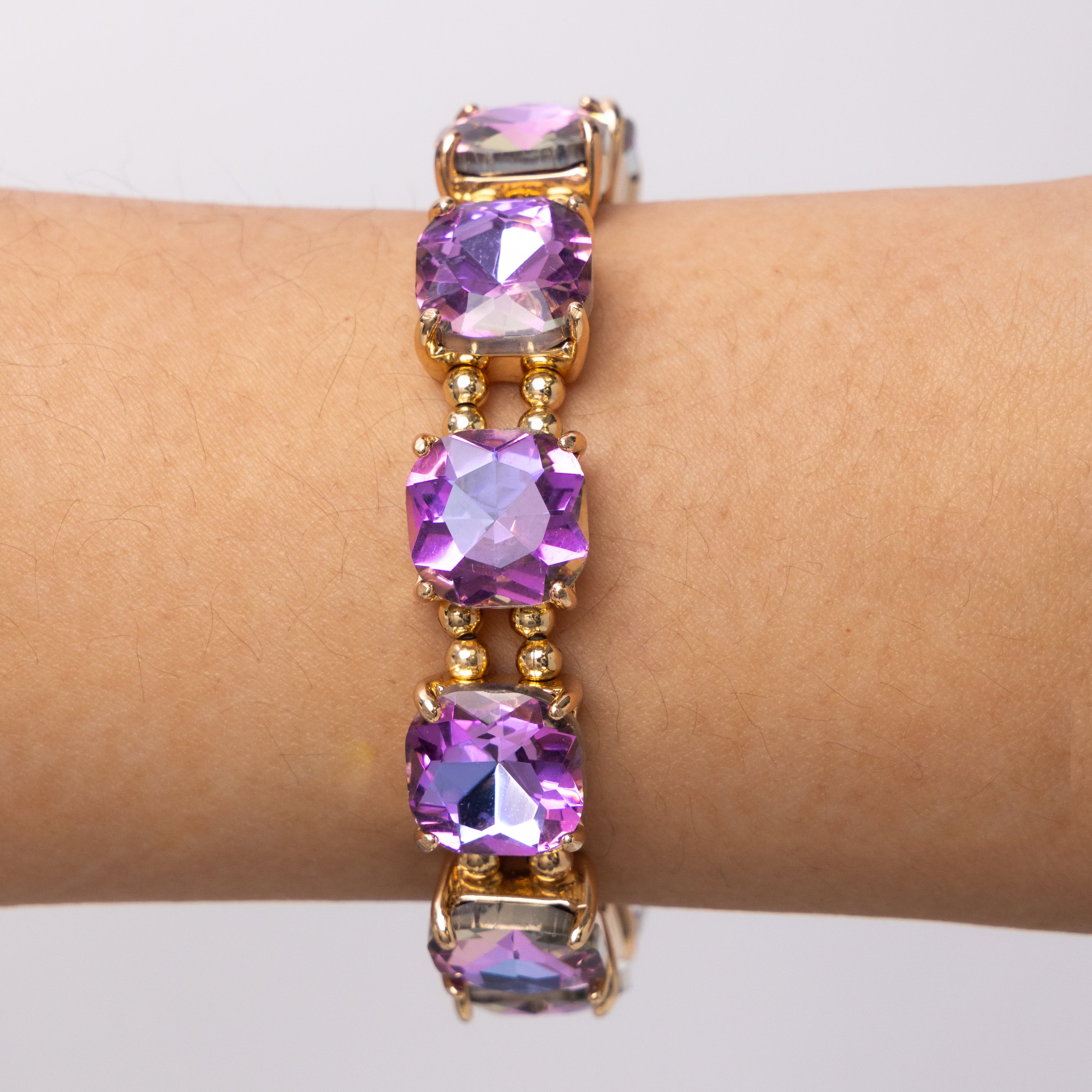 Crystal Felicity Bracelet (Purple) Love Stylize