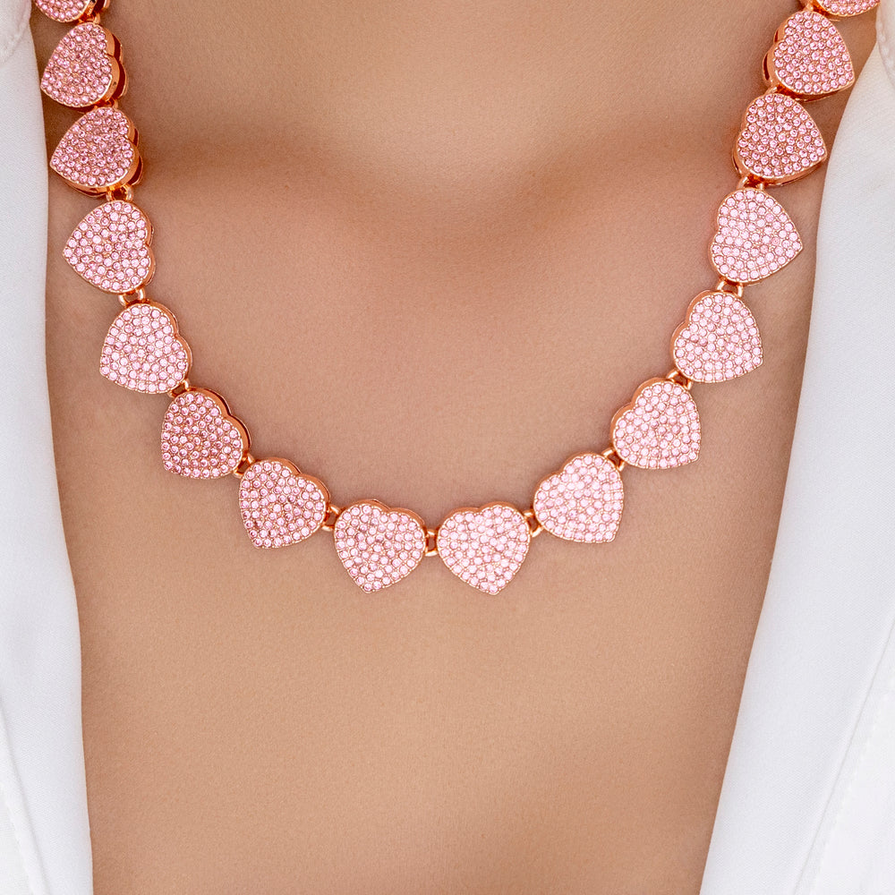 Silver Cross Heart Necklace – Love Stylize