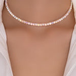 Simple Crystal Choker (Iridescent)