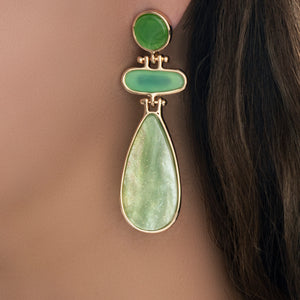 Mimi Earrings (Green)