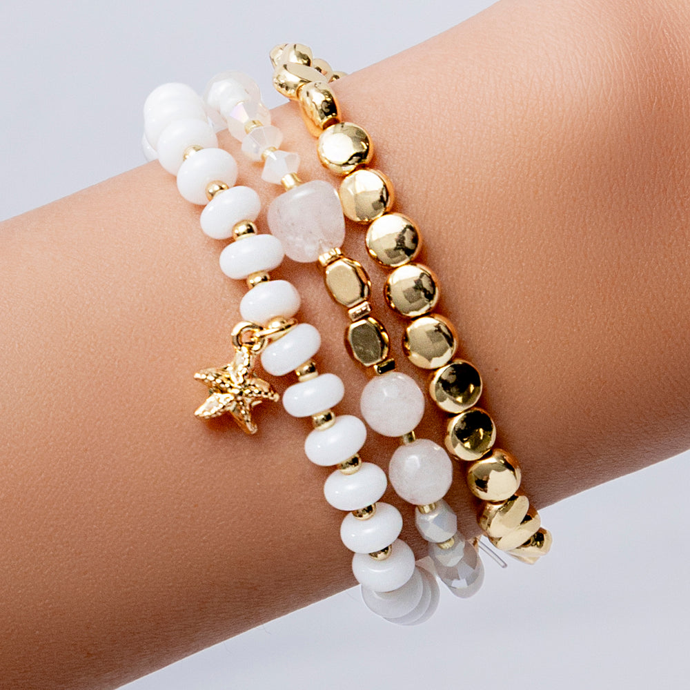 Meadow Starfish Bead Bracelet Set