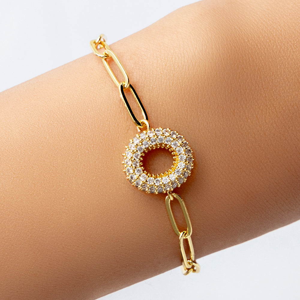 538589 Bubble Letters Bracelet