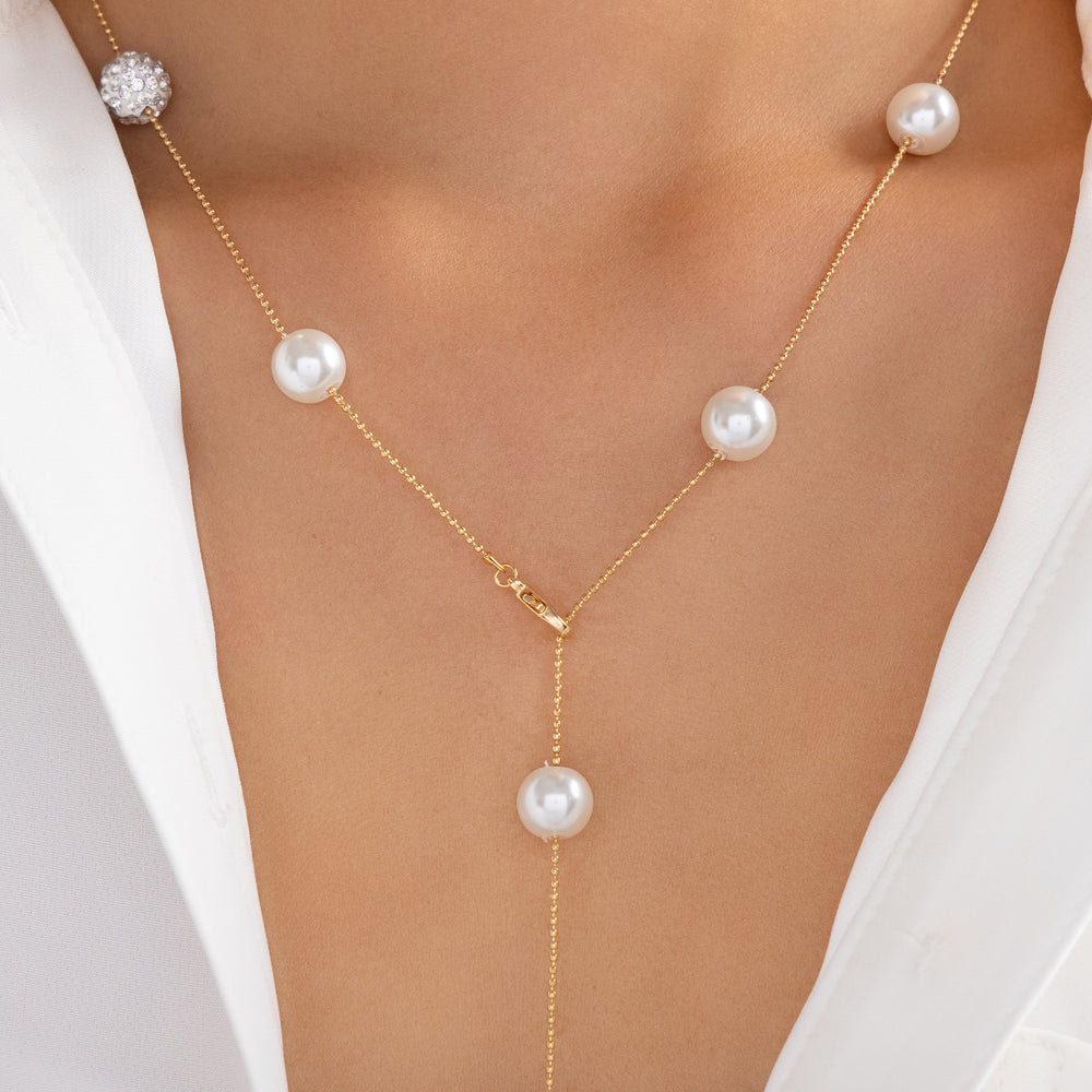 Cherie Pearl Drop Necklace
