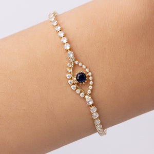 Classic Crystal Eye Bracelet