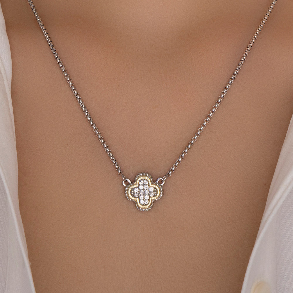 Silver & Gold Gloria Steffy Necklace