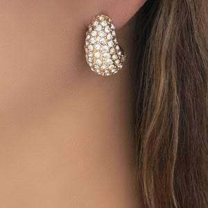 Crystal Piper Hoops