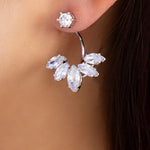 Crystal Charlie Earrings (Silver)