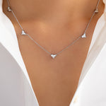 Mini Heart Necklace (Silver)