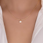 Single Pearl Necklace