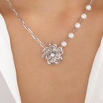 Andy Flower Necklace (Silver)