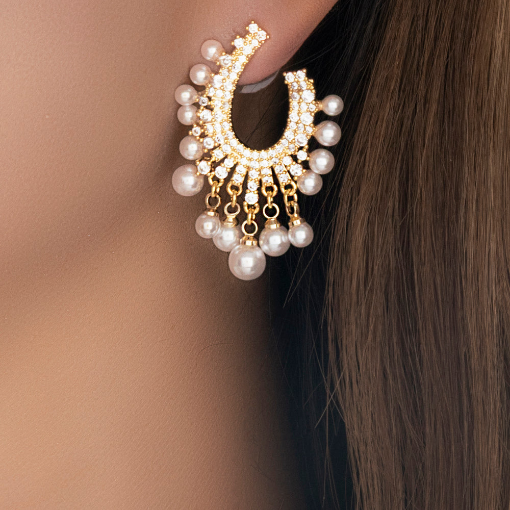 Davina Pearl Earrings