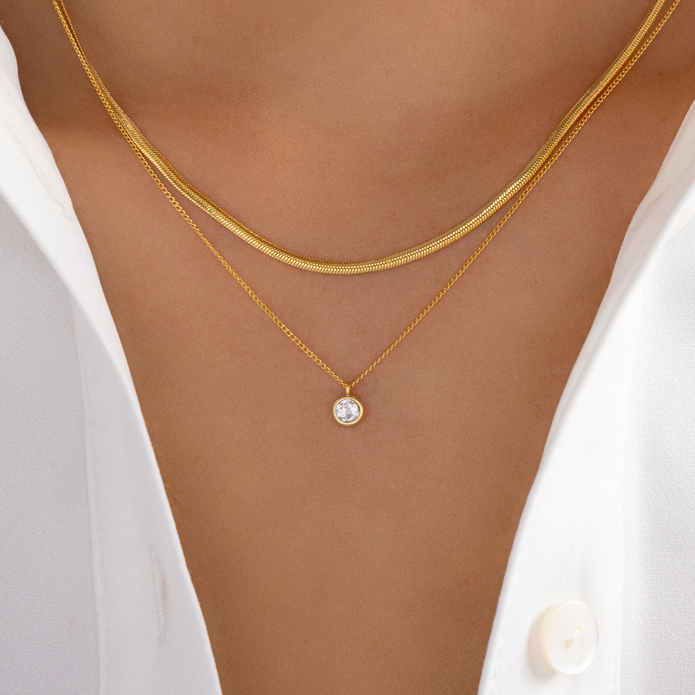 Jeanne Crystal Necklace