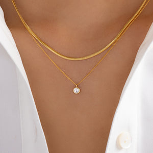 Jeanne Crystal Necklace