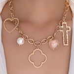 Matte Steffy Pearl Necklace