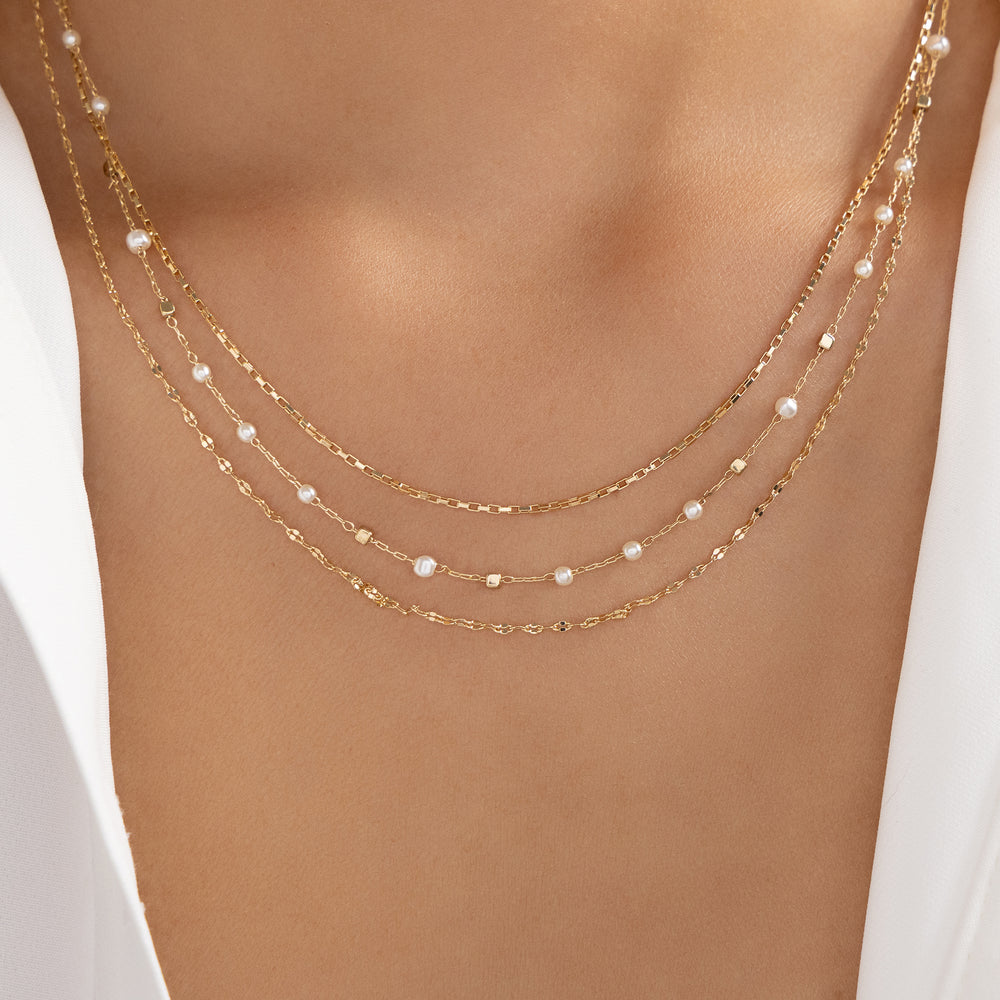 Mini Simple Pearl Necklace