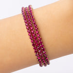 Crystal Bracelet Set (Pink)