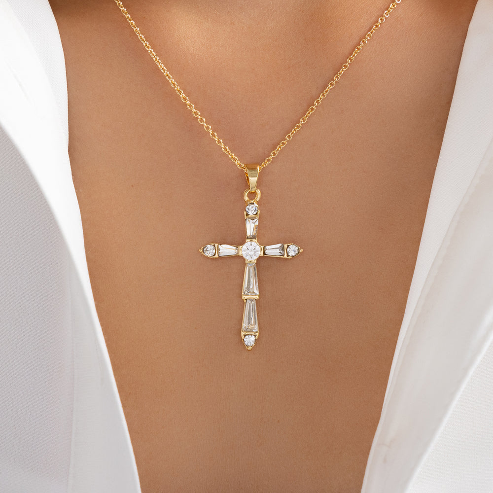 Alaina Cross Necklace