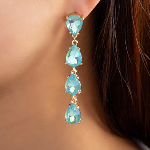 Jackie Drop Earrings (Turquoise)