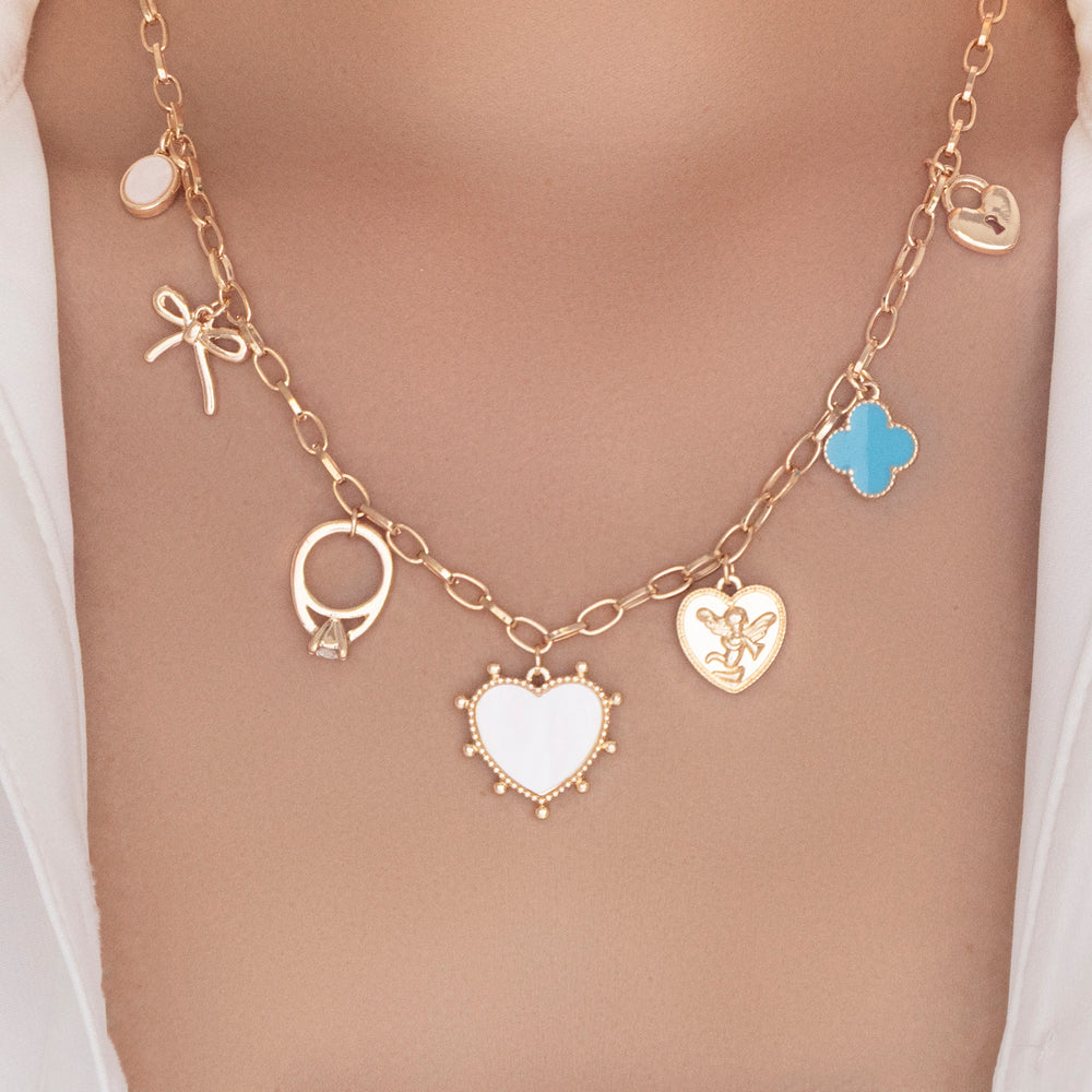Melissa Heart Charm Necklace