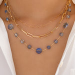 Blue Bonnie Necklace