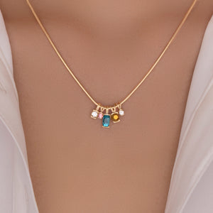 Crystal Ayala Pendant Necklace (Multi)