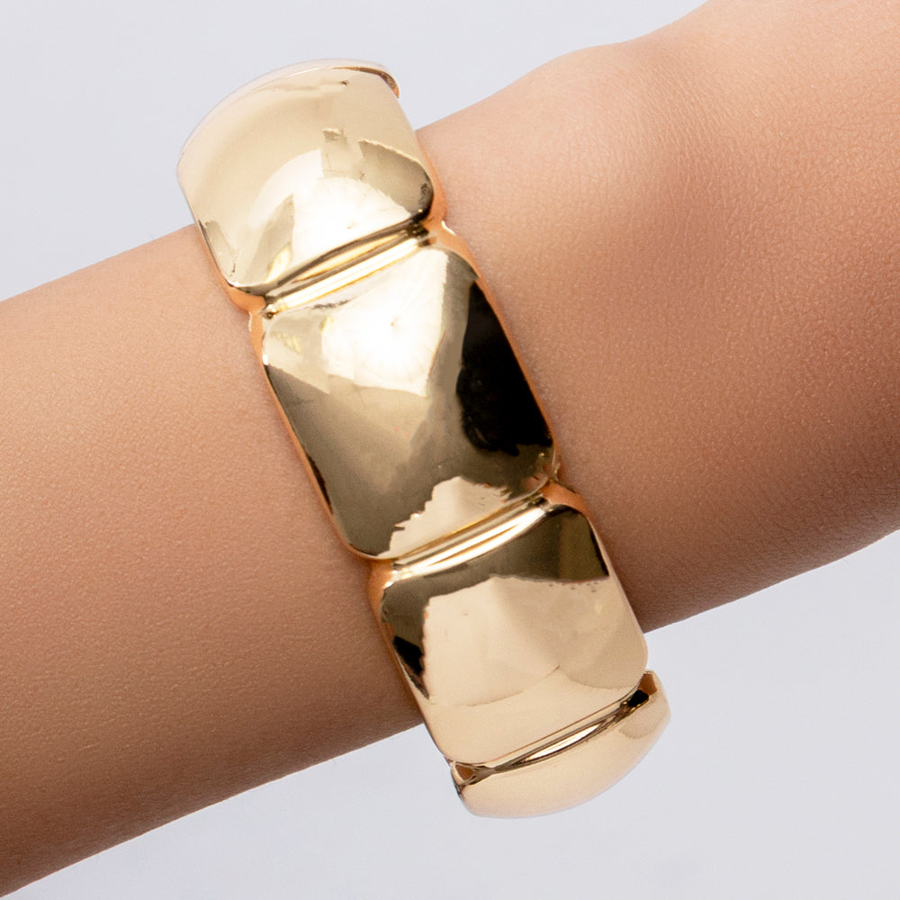 Gold Square Cuff