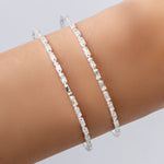 Crystal Fran Cuff (Silver)