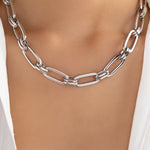 Shelly Chain Necklace (Silver)