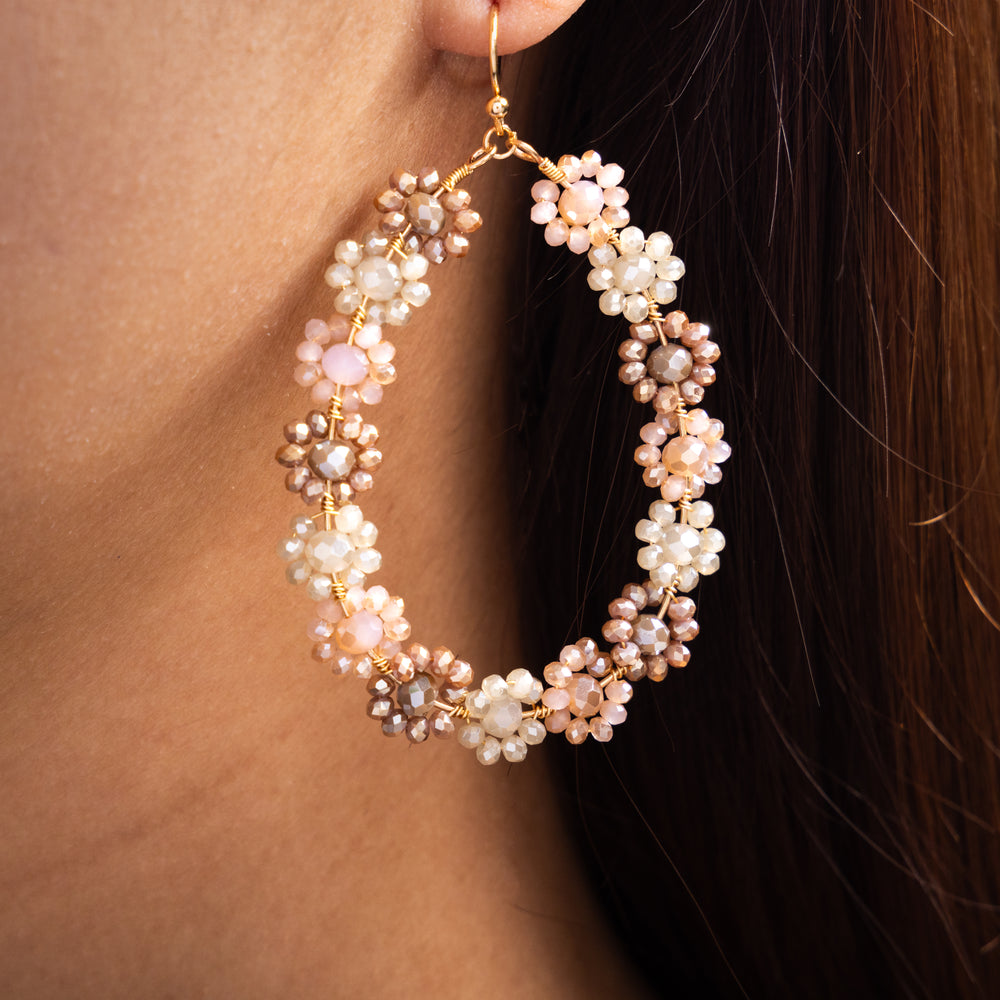 Victoria Flower Earrings (Multi)