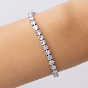 Crystal Shiela Bracelet (Silver)