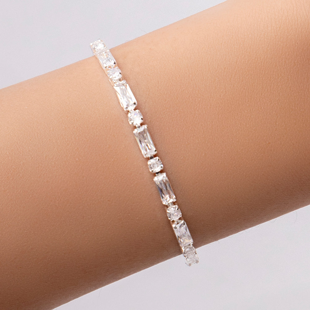 Crystal Siya Bracelet (Silver)